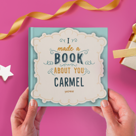 Personalised I Made A Book About You lifestyle by FROM YOU TO ME