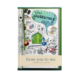 guided memory journal for Dear Godfather (sketch) for Fathers by from you to me