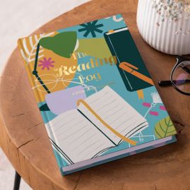 The Reading Log, A book lover's journal cover lifesytle 1 by FROM YOU TO ME