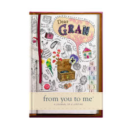 guided memory journal for Gran sketch cover by from you to me
