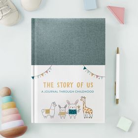 The Story Of Us childhood to eighteen journal (Foil & Fabric) by FROM YOU TO ME