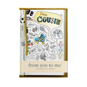 Dear Cousin (Sketch Collection) An inspiring guided memory journal by FROM YOU TO ME
